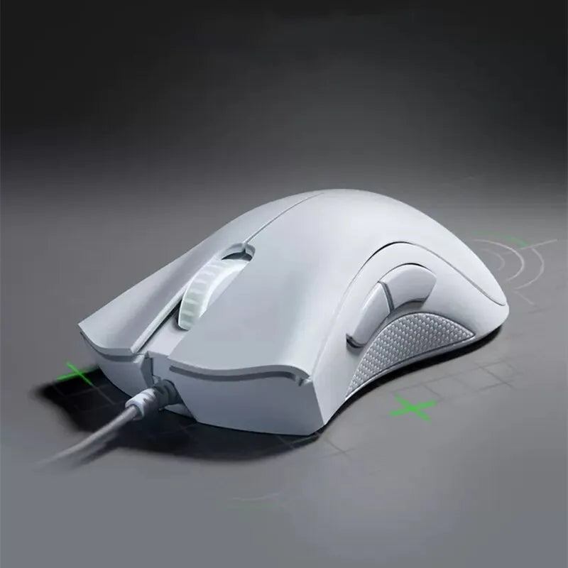 Razer DeathAdder Essential Wired Gaming Mouse Mouse 6400DPI Sensor Óptico 5 Independentemente Botões Para PC Portátil Gamer