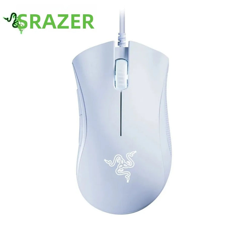 Razer DeathAdder Essential Wired Gaming Mouse Mouse 6400DPI Sensor Óptico 5 Independentemente Botões Para PC Portátil Gamer